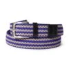 Braided Belt, Navy / Cream 2 Braided Belt, Navy / Cream -Classic Men Wear Shop BraidedBeltNavy Cream