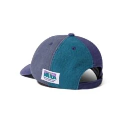 Canvas Patchwork 6 Panel Cap, Washed Navy -Classic Men Wear Shop CanvasPatchwork6PanelHatWashedNavy2