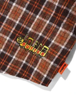 Caterpillar Flannel Shirt, Brown / Orange -Classic Men Wear Shop CaterpillarFlannelShirtBrown Orange5