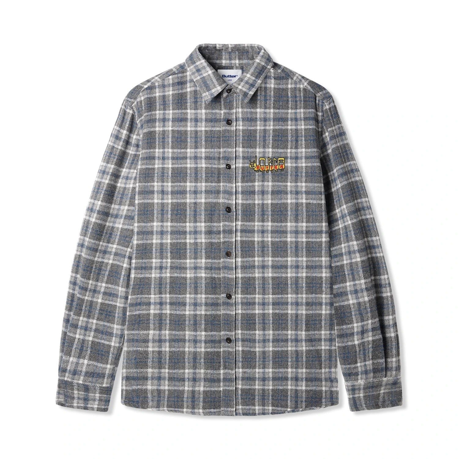 Caterpillar Flannel Shirt, Grey / Slate 3 Caterpillar Flannel Shirt, Grey / Slate