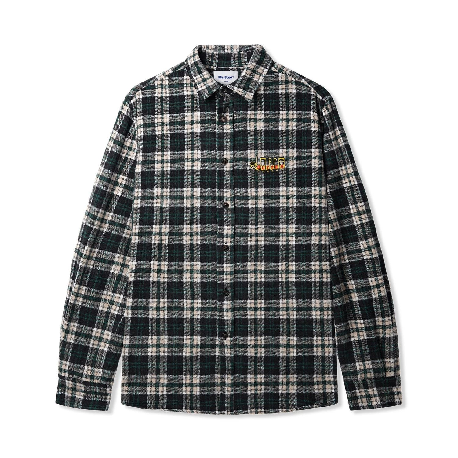 Caterpillar Flannel Shirt, Navy / Forest 3 Caterpillar Flannel Shirt, Navy / Forest