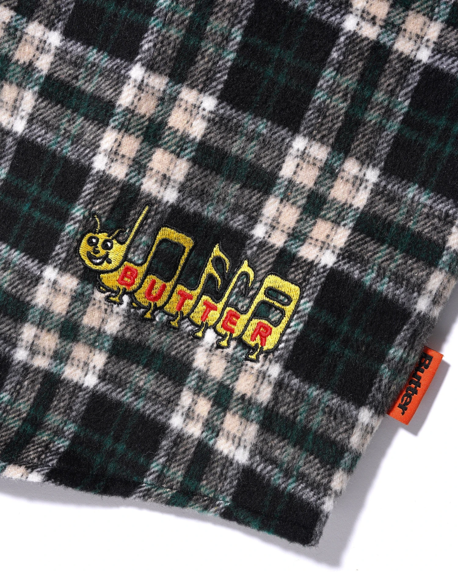Caterpillar Flannel Shirt, Navy / Forest 6 Caterpillar Flannel Shirt, Navy / Forest - Image 4