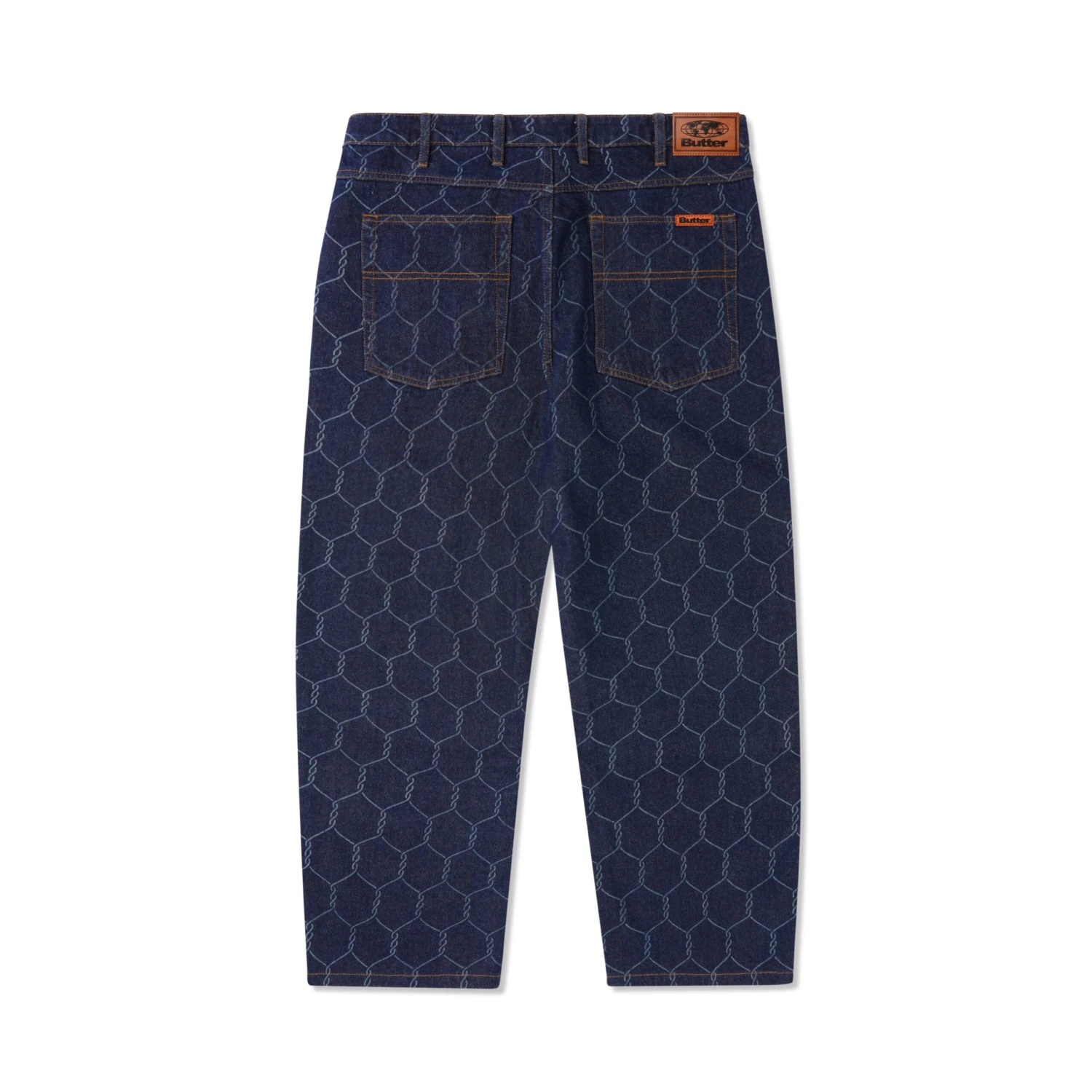 Chain Link Denim Jeans, Dark Indigo 4 Chain Link Denim Jeans, Dark Indigo - Image 2