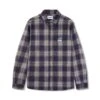 Cherry Flannel Shirt, Navy -Classic Men Wear Shop CherryLSPlaidShirtNavy1