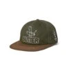 Critter 6 Panel Cap, Army / Brown -Classic Men Wear Shop Critter6PanelArmy Ochre1