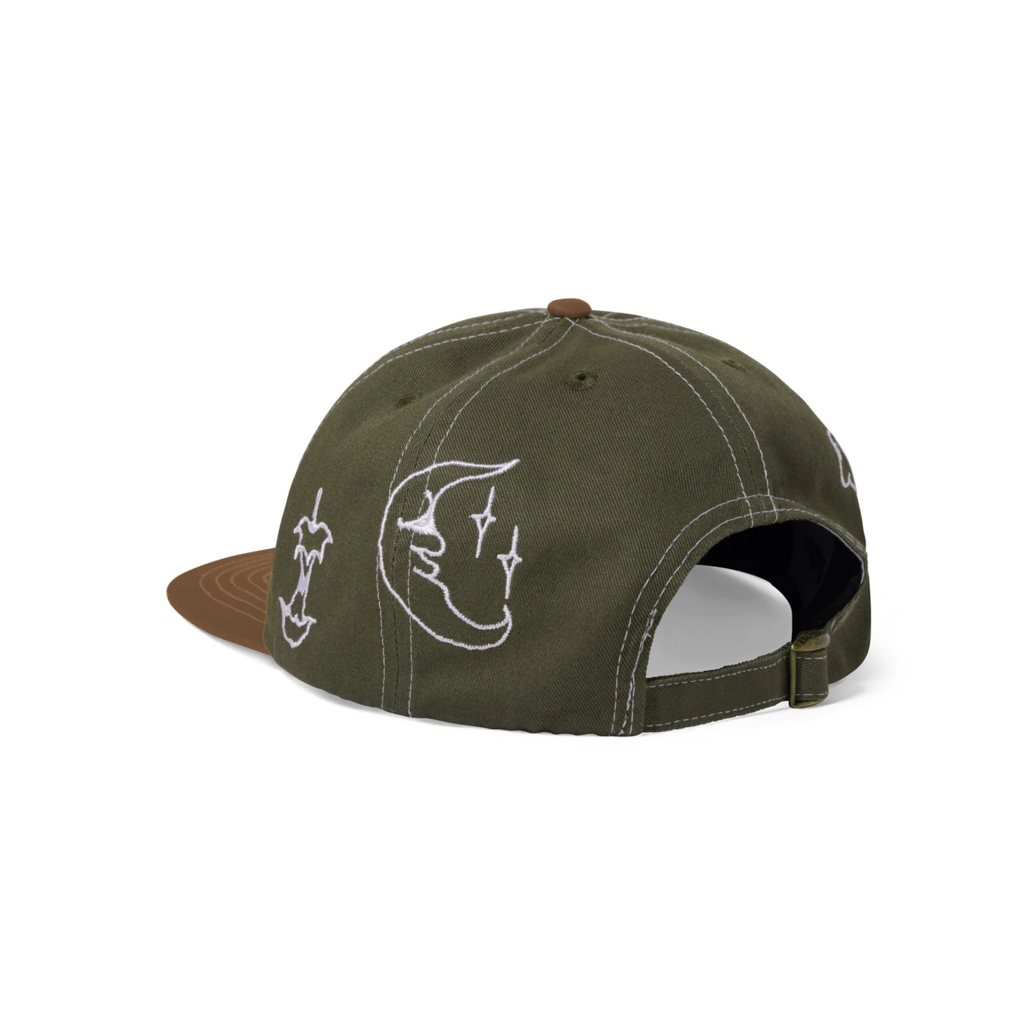 Critter 6 Panel Cap, Army / Brown 5 Critter 6 Panel Cap, Army / Brown - Image 3