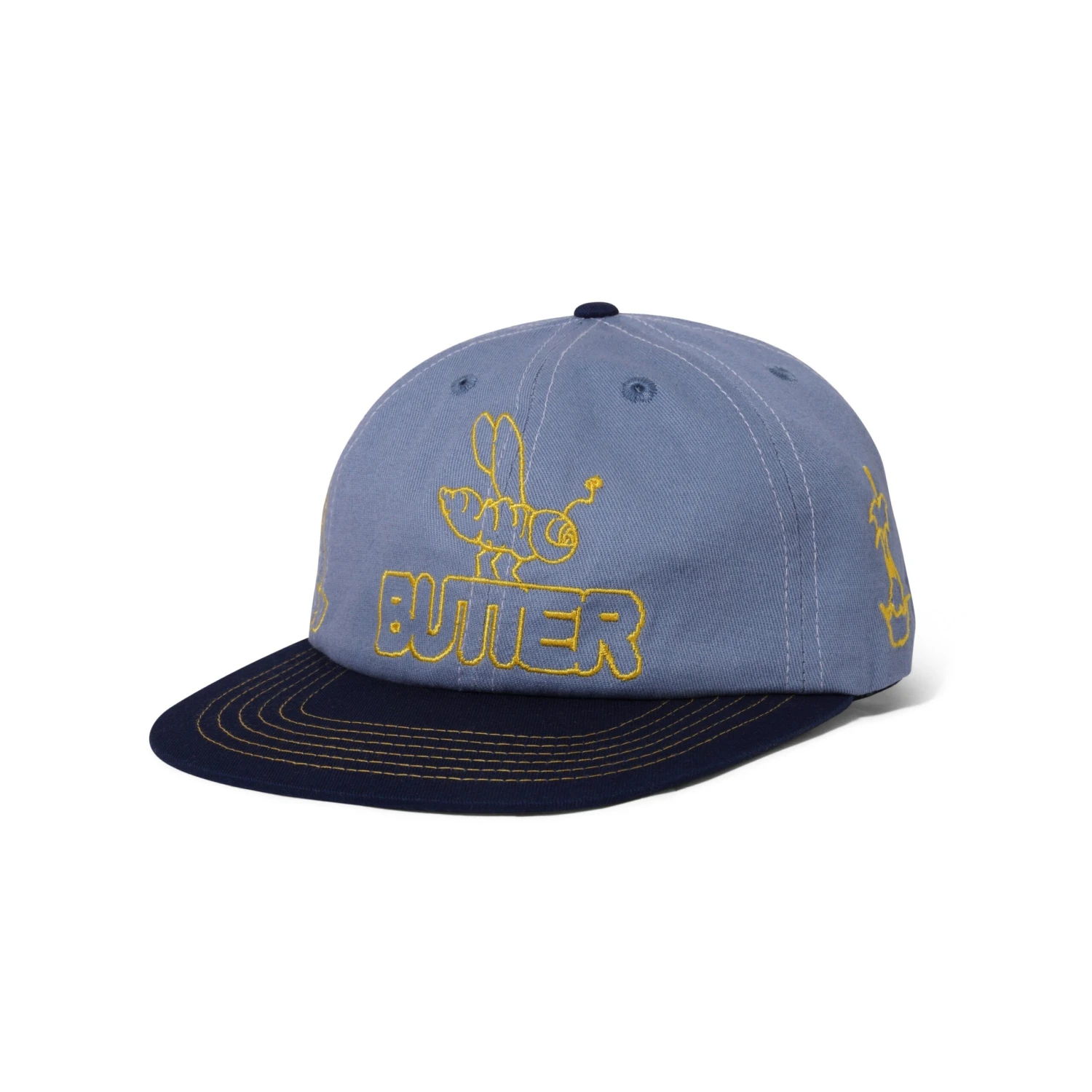 Critter 6 Panel Cap, Sky / Navy 3 Critter 6 Panel Cap, Sky / Navy