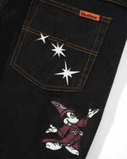 Fantasia Baggy Denim Jeans, Washed Black -Classic Men Wear Shop FantasiaBaggyDenimJeansWashedBlack3 816f6099 2622 4764 b438 bc18e091f557