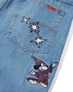 Fantasia Baggy Denim Jeans, Washed Indigo -Classic Men Wear Shop FantasiaBaggyDenimJeansWashedIndigo3