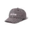 Gingham 6 Panel Cap, Brown / Navy -Classic Men Wear Shop Gingham6PanelCapBrown Navy1