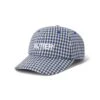 Gingham 6 Panel Cap, Fern / Blue -Classic Men Wear Shop Gingham6PanelCapFern Blue