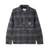 Grove Plaid Overshirt, Grey / Navy / Forest -Classic Men Wear Shop GrovePlaidOvershirtGrey Navy Forest1