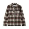 Grove Plaid Overshirt, Natural / Midnight / Red -Classic Men Wear Shop GrovePlaidOvershirtNatural Midnight Red1