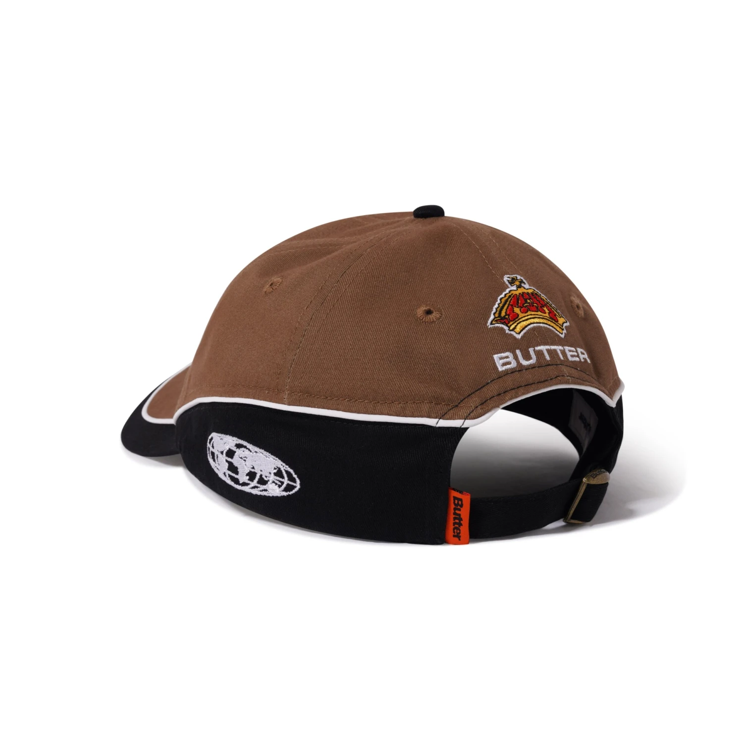 Internationale 6 Panel Cap, Brown / Black 4 Internationale 6 Panel Cap, Brown / Black - Image 2