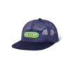 Mesh Shallow Snapback Cap, Indigo -Classic Men Wear Shop MeshShallowSnapbackNavy1