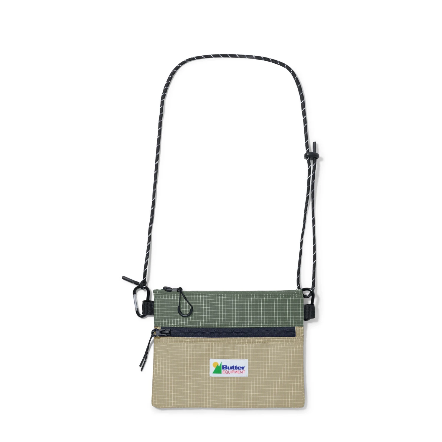 Paneled Ripstop Side Bag, Army / Khaki 3 Paneled Ripstop Side Bag, Army / Khaki