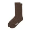 Pigment Dye Socks, Washed Cedar -Classic Men Wear Shop PigmentDyedSocksBrown