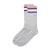 Stripe Socks, Grey -Classic Men Wear Shop StripedSocksGrey