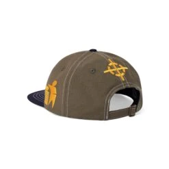 Symbols 6 Panel Cap, Army / Navy -Classic Men Wear Shop Symbols6PanelCapArmy Navy3