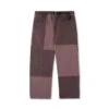 Washed Canvas Patchwork Pants, Washed Burgundy 1 Washed Canvas Patchwork Pants, Washed Burgundy -Classic Men Wear Shop WashedCanvasPatchworkPantsWashedBurgundy1