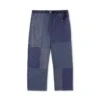 Washed Canvas Patchwork Pants, Washed Navy -Classic Men Wear Shop WashedCanvasPatchworkPantsWashedNavy1