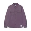 Washed Pocket L/S Shirt, Eggplant 2 Washed Pocket L/S Shirt, Eggplant -Classic Men Wear Shop WashedPocketLongSleeveShirtEggplant1