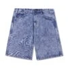 Web Denim Shorts, Acid Wash Indigo -Classic Men Wear Shop WebDenimShortsAcidWashIndigo1