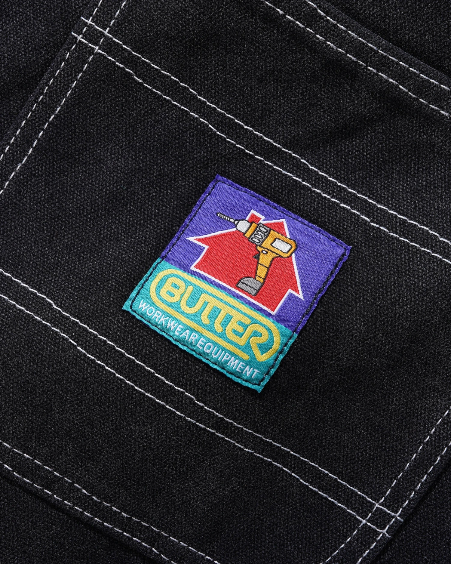 Work Double Knee Pants, Washed Black 5 Work Double Knee Pants, Washed Black - Image 3