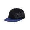 Yard 6 Panel Cap, Black / Royal Blue -Classic Men Wear Shop Yard6PanelCapBlack RoyalBlue